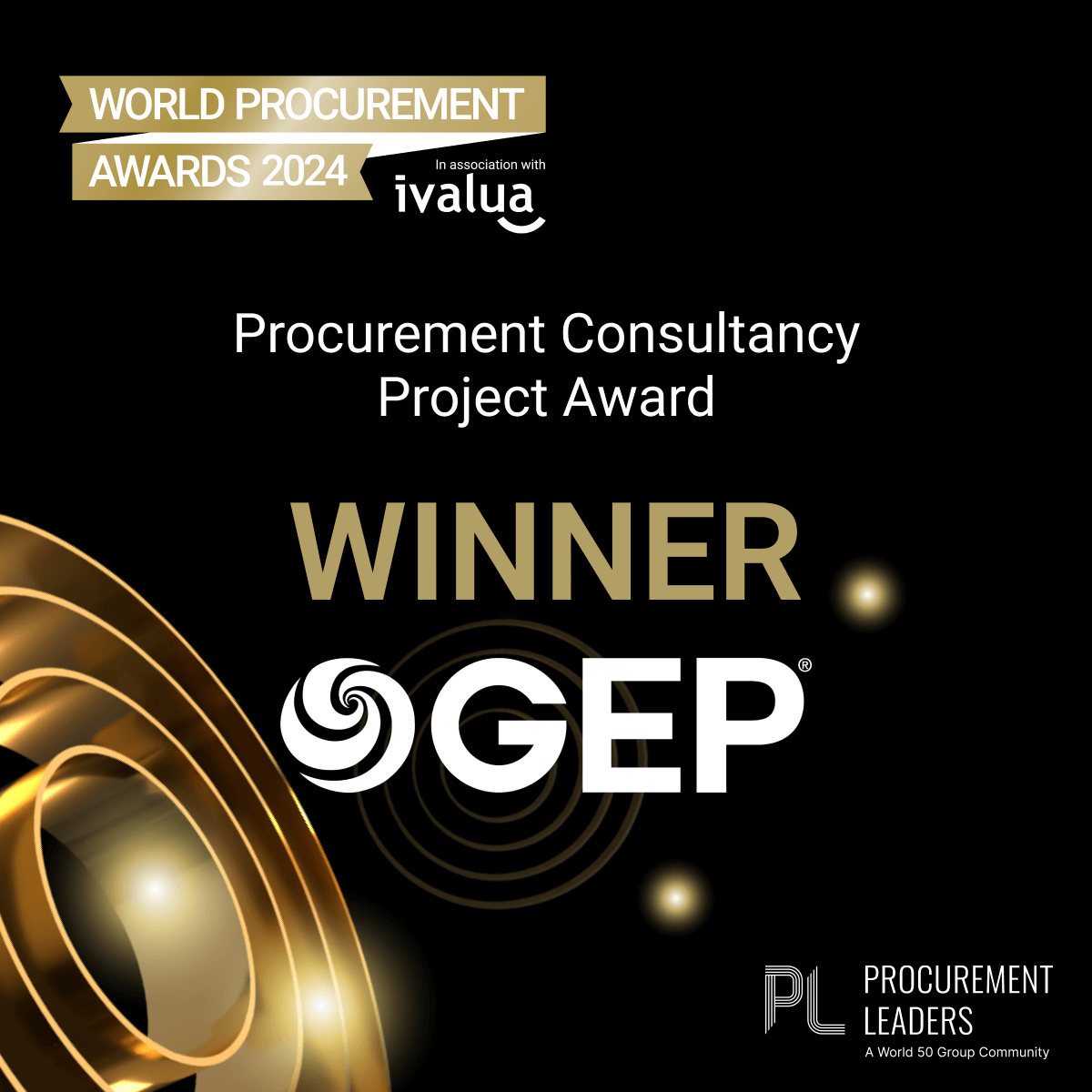 Lauréat du prix du projet de conseil en approvisionnement décerné par les World Procurement Awards 2024